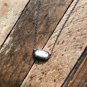 White Kendra Scott Necklace